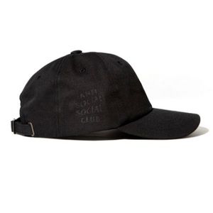 Anti Social Social Club Black Pack Dad Hat [f16]
